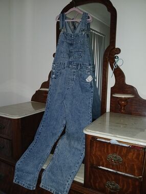 🪷 We The Free Light Wash Denim Overalls | XS | NWT | Boho Americana
